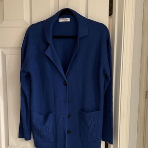 Kate Austin Women's Blue Cardigan Sweater